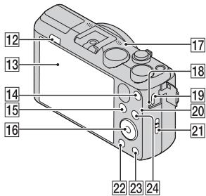 SONY CYBER-SHOT DSC-HX50, DSC HX 50 - Identifisere deler - 2
