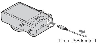 SONY CYBER-SHOT DSC-HX50, DSC HX 50 - Lade ved á koble til en datamaskin - 1