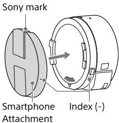 SONY DSC-QX10 - Attaching the camera to a smartphone - 1