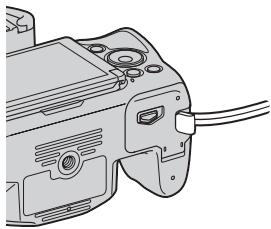 SONY A37, ALPHA SLT-A37 - ⑨ Cubierta de la placa de conexiones - 1