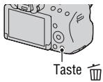 SONY A37, ALPHA SLT-A37 - Das aktuell angezeigte Bild löschen - 1