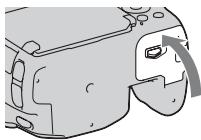 SONY A37, ALPHA SLT-A37 - Indsættelse af batterienhed/ hukommelseskort (sælges separat) - 4