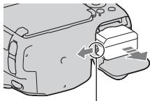 SONY A37, ALPHA SLT-A37 - To remove the battery pack - 1