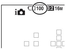 SONY A37, ALPHA SLT-A37 - Checking the number of recordable images/recording time - 1