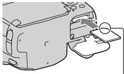 SONY A37, ALPHA SLT-A37 - Inserting the battery pack/memory card (sold separately) - 3