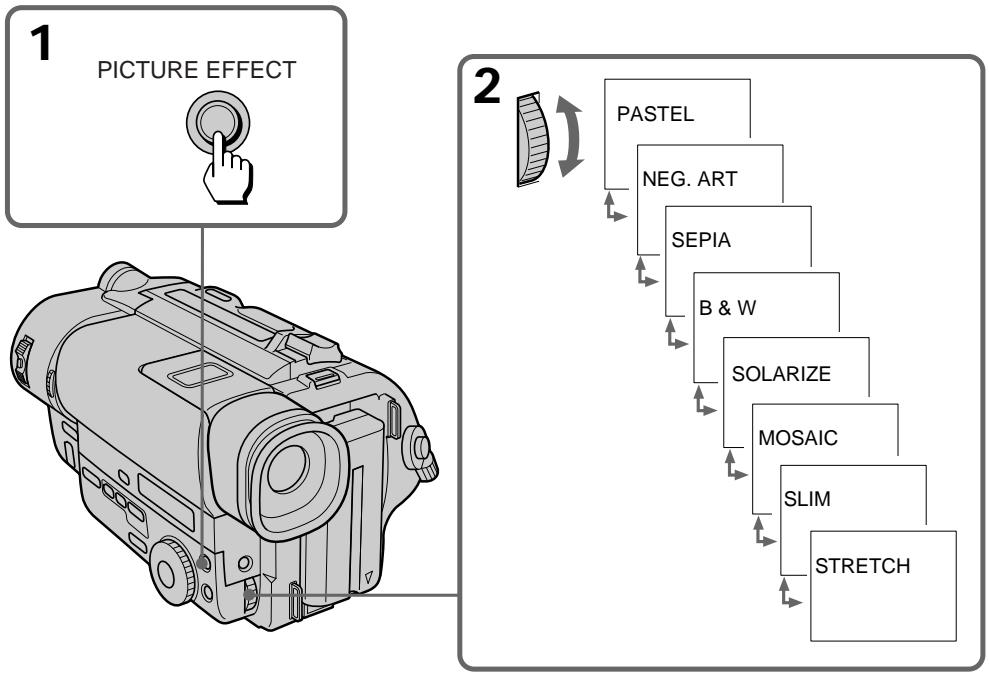SONY CCD-TR87 - Using picture effect function - 1