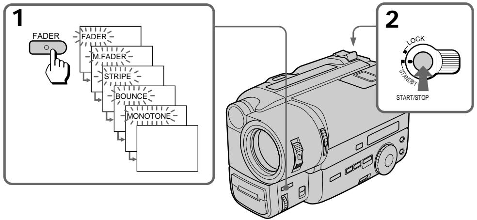 SONY CCD-TR87 - When fading out [b] - 1