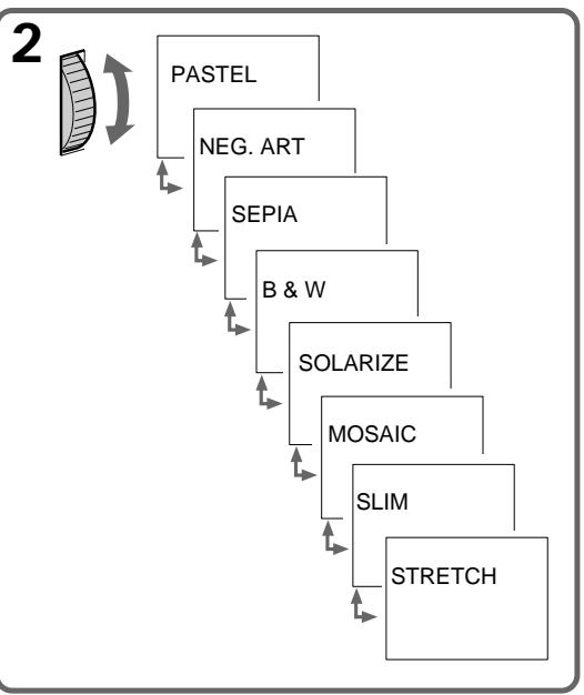 SONY CCD-TR940 - Using picture effect function - 2