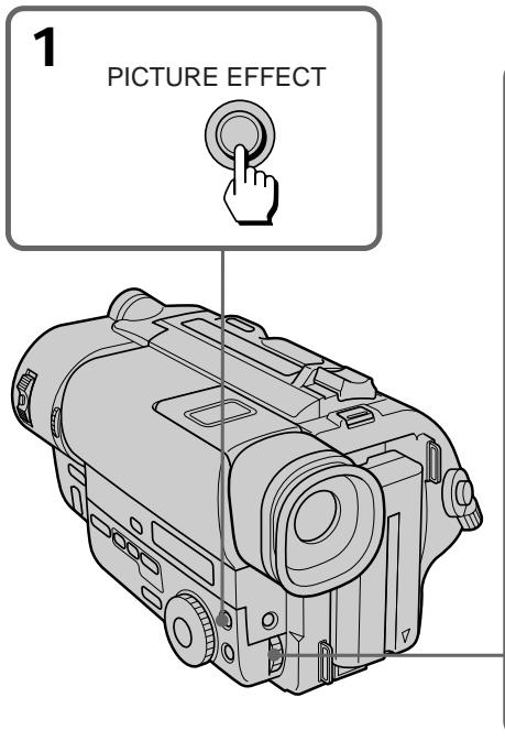 SONY CCD-TR940 - Using picture effect function - 1