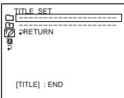 SONY CCD-TR940 - Making your own titles - 7