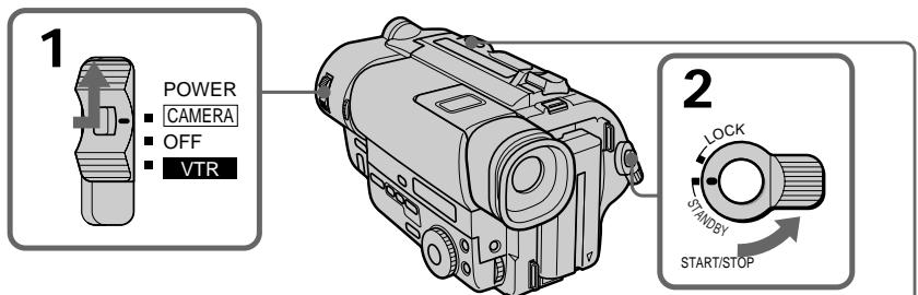 SONY CCD-TR940 - Checking the recorded picture - 1