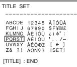 SONY CCD-TR940 - Making your own titles - 12