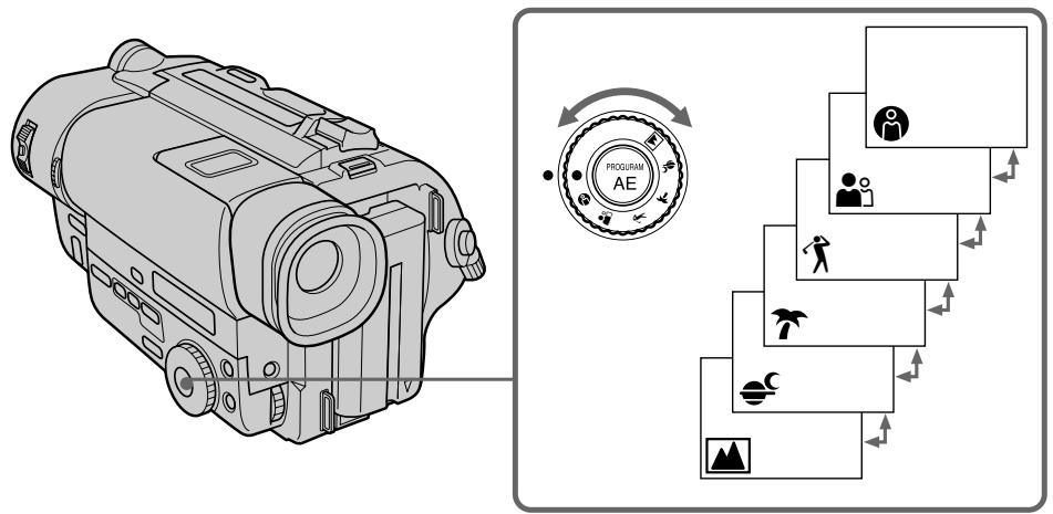 SONY CCD-TR940 - Using the PROGRAM AE function - 1