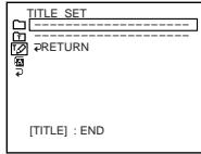 SONY CCD-TR940 - Making your own titles - 5