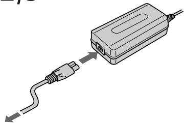 SONY DCR-IP210E - Connecting to a wall socket - 1