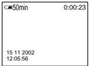 SONY DCR-IP210E - Для того, чтобы не отображались различные установки - 1
