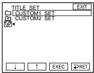 SONY DCR-IP210E - Making a title in CAMERA mode - 7