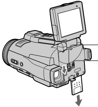 SONY DCR-IP210E - Ejecting a "Memory Stick" - 1