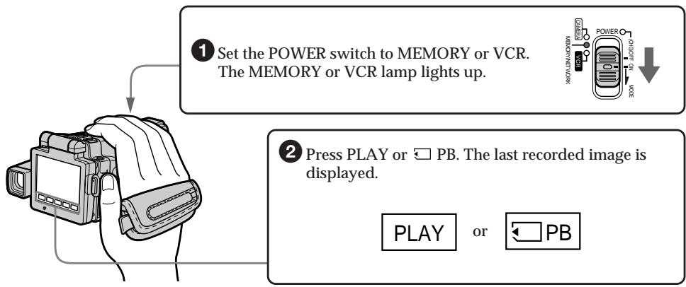 SONY DCR-IP210E - Monitoring the still image on the LCD screen (p. 174) - 1