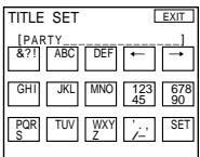 SONY DCR-IP210E - Making a title in CAMERA mode - 13