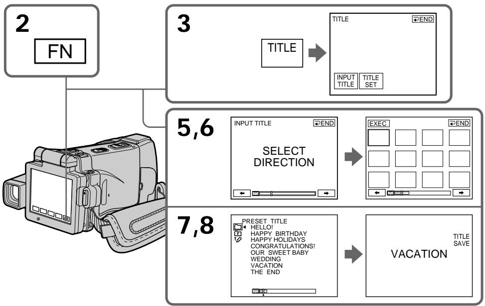 SONY DCR-IP210E - Наложение титра на записанную ленту - 1