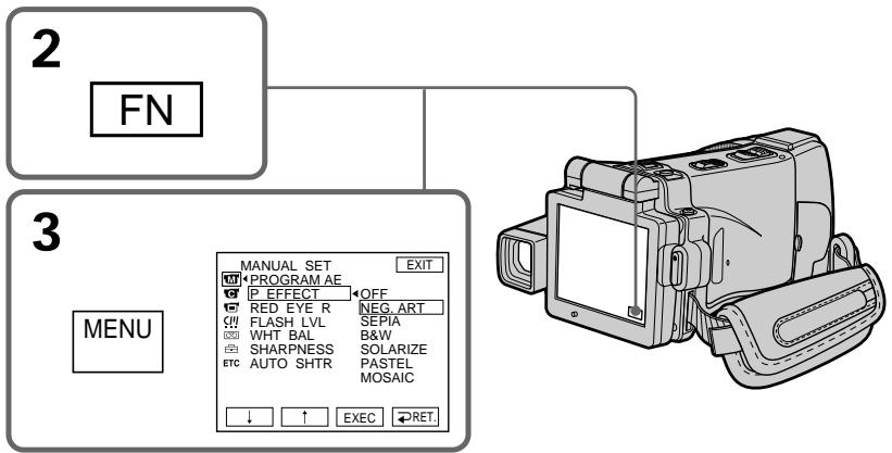 SONY DCR-IP220E - IcnoJb3OBaHne CpeunalbHbIX 3ΦΦeKTOB - ΘΦΦeKT n3o6paXKeHnA - 1