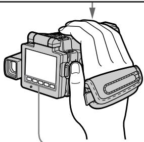 SONY DCR-IP220E - Monitoring the playback picture on the LCD screen (p. 55) - 3