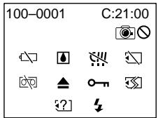 SONY DCR-IP220E - Warning indicators - 1