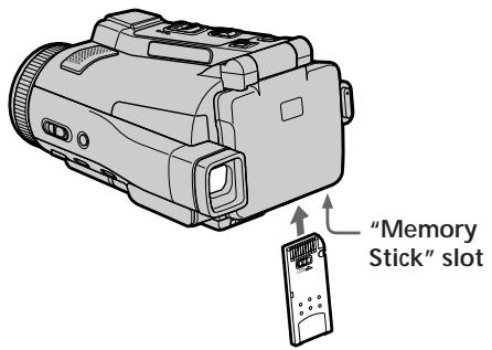 SONY DCR-IP220E - Inserting a "Memory Stick" (p. 131) - 1