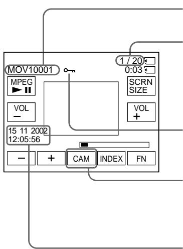 SONY DCR-IP220E - 3KpaHHbIe INHdNkAToPbI BO BpeMBOcnpOn3BeJeHnI DBNXJuEroOcN3o6paXKeHnI - 1