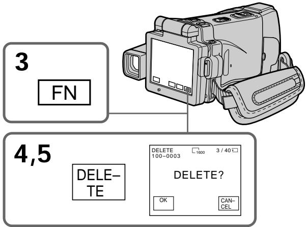 SONY DCR-IP220E - YdaJIeHne BbI6paHHbIX n3o6paXKeHn - 1