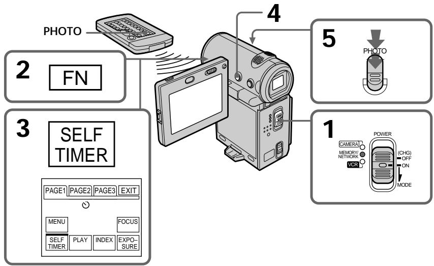 SONY DCR-IP5E - Self-timer memory photo recording - 1