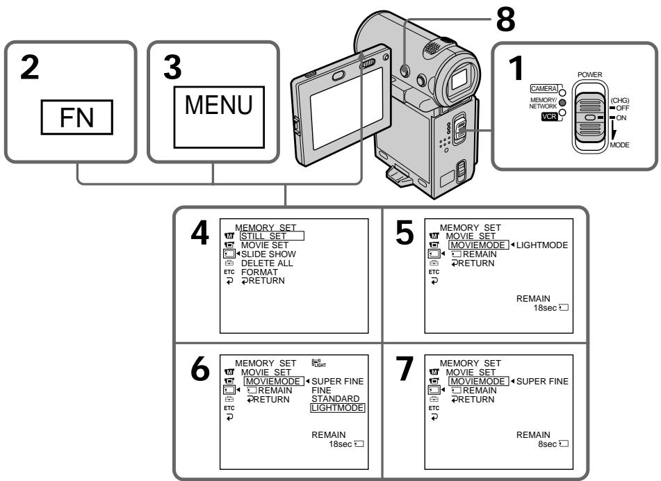 SONY DCR-IP5E - Hndkatop pexima KauectBa n3o6paKeHHA - 1