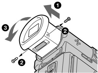 SONY DCR-IP5E - YdaJIeHne 3aIrp3HeHn C BHyTpEHHeN CTOpOHbI BNDONCKaTeJRA - 1