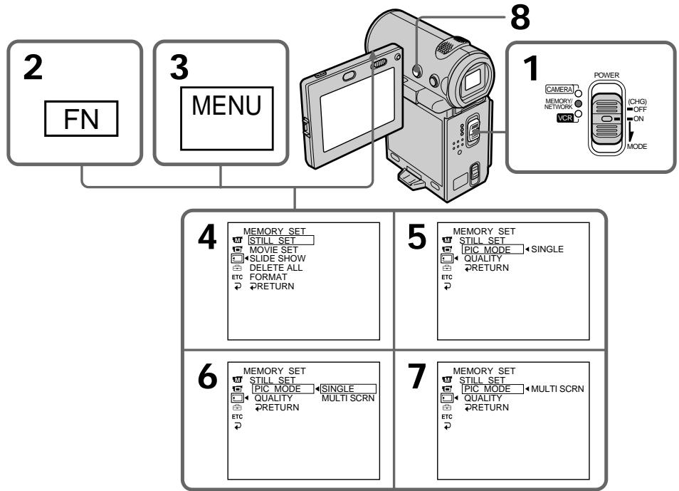 SONY DCR-IP5E - 3aHnscb HeNoDvNkHbIX n3o6paXeHn Ha "Memory Stick" - 3aHnscb foToTgpaФn B namrTaB - 1