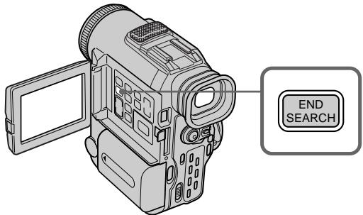 SONY DCR-PC100E - END SEARCH - 1