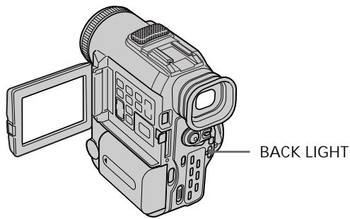 SONY DCR-PC100E - Съемка объектов с задней подсветкой (BACK LIGHT) - 1