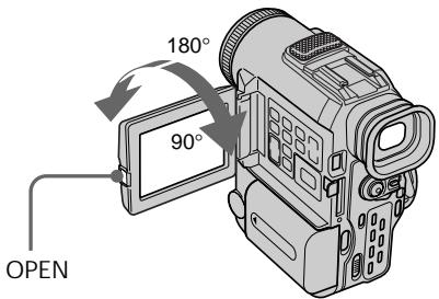 SONY DCR-PC100E - Регулировка экрана ЖКД - 1
