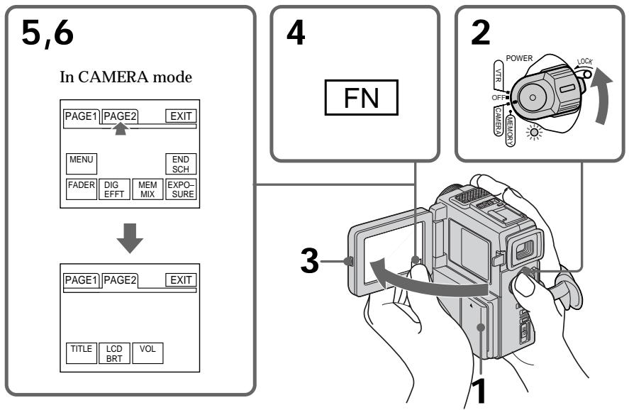 SONY DCR-PC3 - In the recording/playback mode - 1