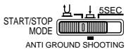 SONY DCR-PC3 - ② Set the START/STOP MODE switch to ☐. - 1