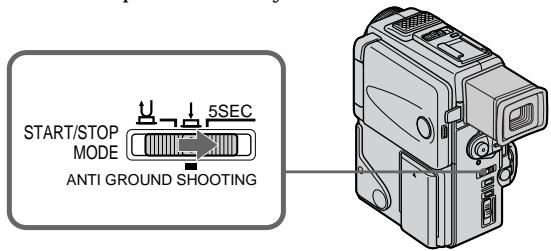 SONY DCR-PC3 - START/STOP MODE setting - 1