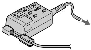 SONY DCR-PC3 - Connecting to a wall outlet - 3