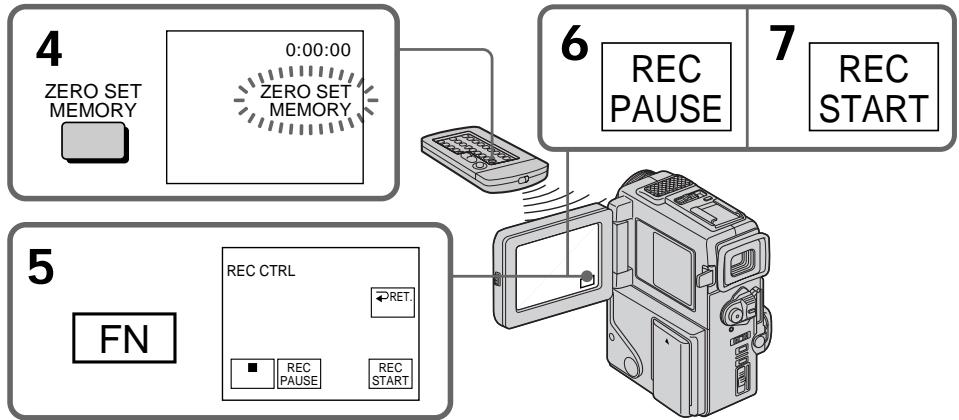 SONY DCR-PC3 - Replacing recording on a tape - Insert Editing - 2