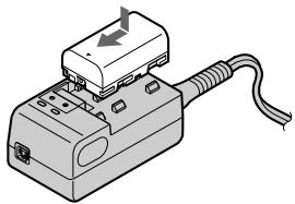 SONY DCR-PC3E - Charging the battery pack - 1