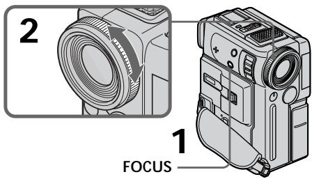 SONY DCR-PC3E - Фокусировка вручную - 1