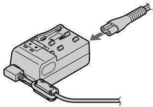 SONY DCR-PC3E - Connecting to the mains - 1