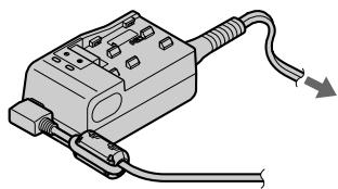 SONY DCR-PC3E - Connecting to the mains - 2
