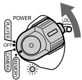 POWER PLAYER OFF CAMERA MEMORY LOU