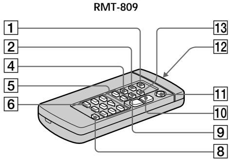 RMT-809 1 2 4 5 6 13 12 11 10 9 8