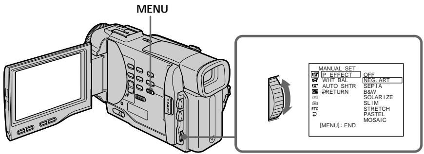 SONY DCR-TRV10E - IcnoJb3OBAHne CneuJaNbHbIX 3ΦΦeKToB - ΘΦΦeK Tn3o6paXeHnA - 1